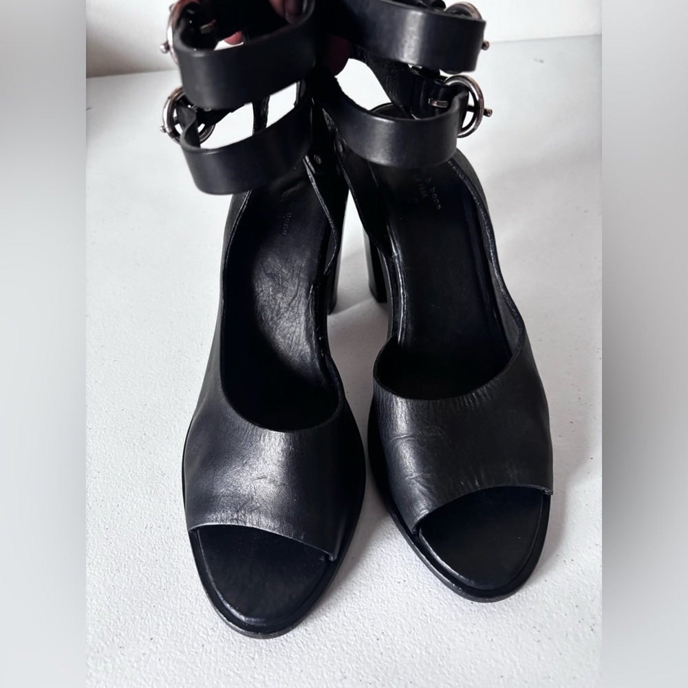 Rag & Bone Tulsa Double Ankle Strap Sandals sz 38 - Picture 2 of 14